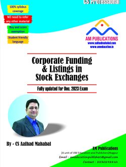 Corporate Funding & Listing